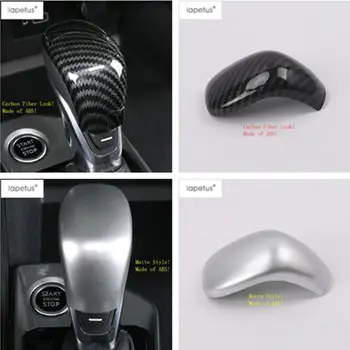 

Lapetus Accessories Fit For Nissan Teana / Altima 2019 2020 ABS Print Gear Shift Knob Molding Cover Kit Trim Carbon Fiber Look