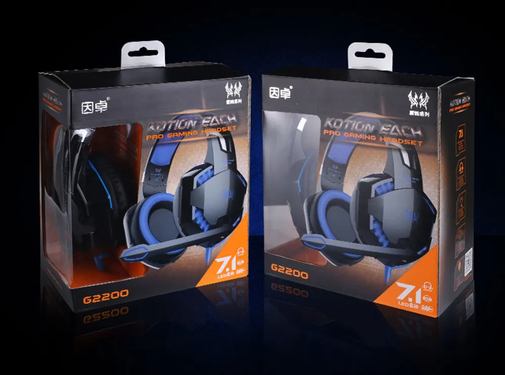 KOTION EACH Vibration Gaming Headset 7.1 PC casque Gaming Gamer Headset Surround 7.1 Headphone USB With Microphone For Computer (11)