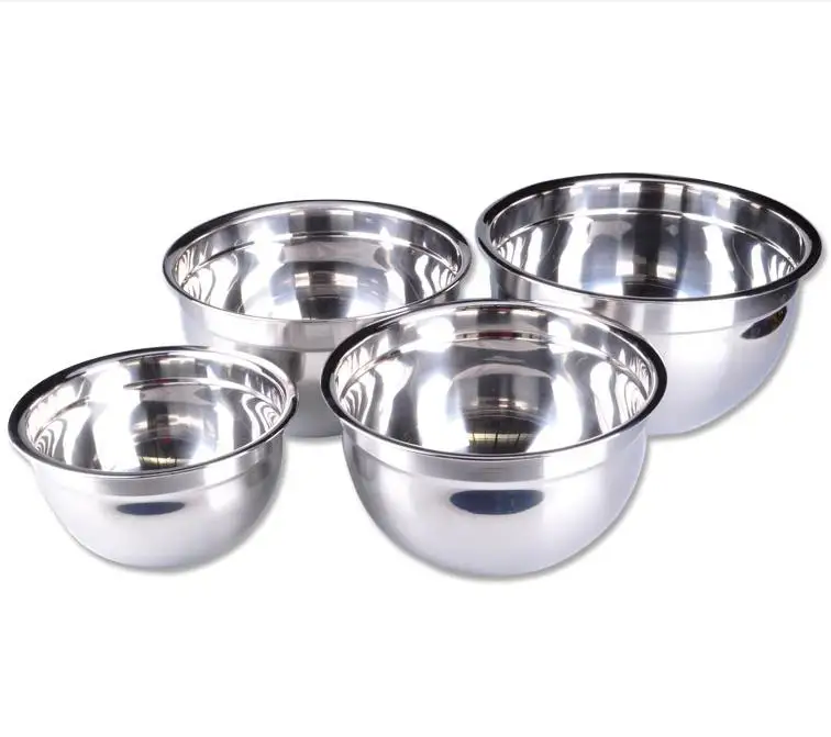 Kitchen bar Tableware Bowls thick stainless steel cold mixing font b salad b font bowl free