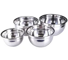 Kitchen bar Tableware Bowls thick stainless steel cold mixing salad bowl free shipping