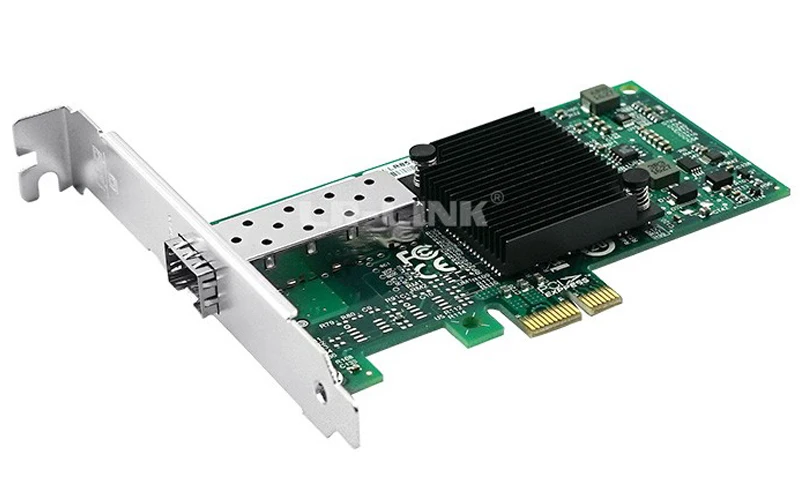 LR-LINK 9260PF-SFP PCI-Express x1 Lan Карта Ethernet-коммутатор для подключения оптоволоконного кабеля оптическая сетевая карта настольный адаптер ПК Intel 82576