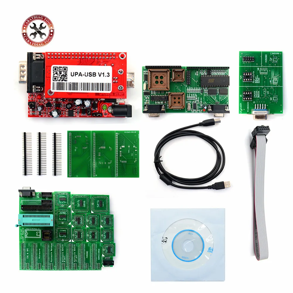 Новые UPA USB программист V1.3 Основной блок адаптер ЭБУ чип тюнинга с 1 3 ЭСППЗУ