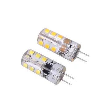 

[Seven Neon]10pcs High power 130-150LM G4 DC12V 2W 24 led SMD2835 360 Beam Angle Lamp Replace 20w Halogen Lamp spotlight bulb