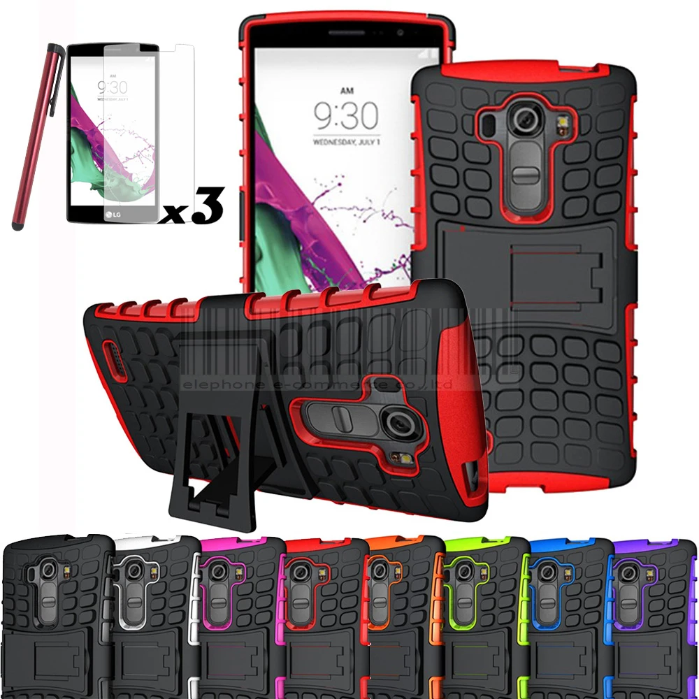 

Dual Layer TPU+PC Hybrid Rugged Case Hard Kickstand Case Cover For LG G4s/G4 S/G4 Beat/G4 Vigor H731 5.2 inch(Not for LG G4)