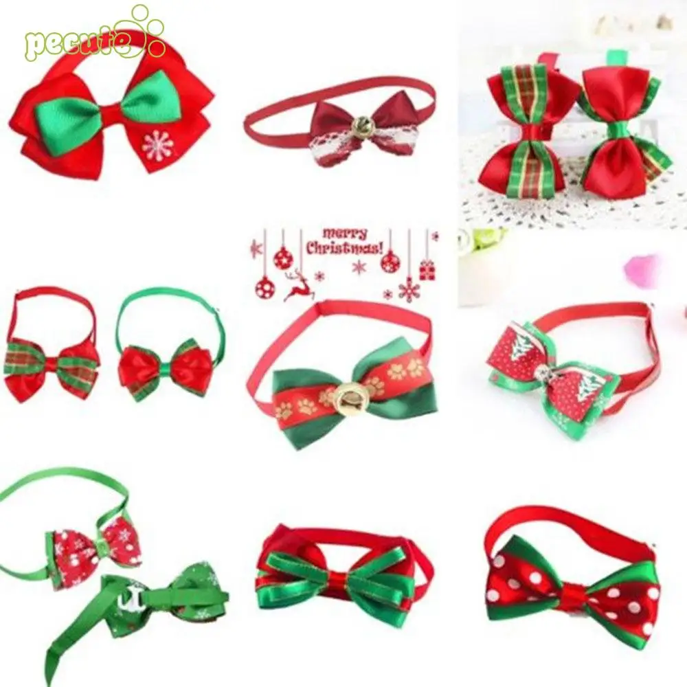

Bow Knot Puppy Necklace Adjustable Lovely Cloth Decor Christmas Gift Jewlery