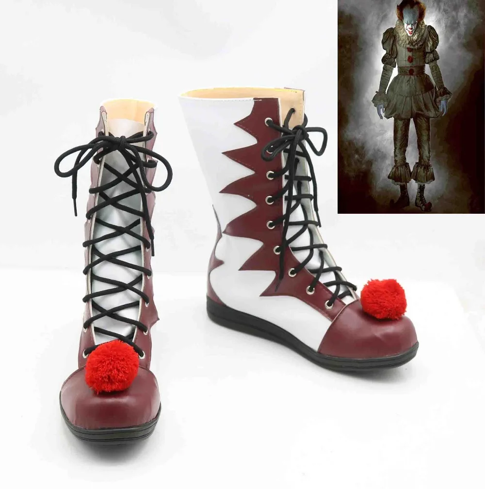 

stephen king's it pennywise Clown pennywise the clown costume Halloween Mens Women Cosplay Costumes Boots Shoes