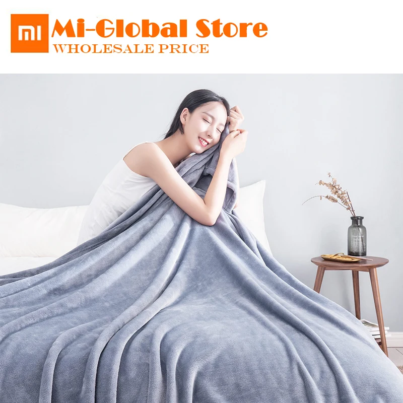 

xiaomi Warm antibacterial Blanket Flannel anti-static Multifunctional soft do not fade comfortable 180cm 200cm for home office