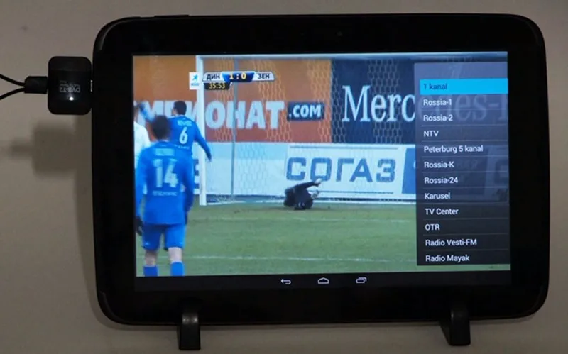 H.265 Full HD DVB T2 микро USB ТВ тюнер приемник для Android телефон/планшет pad Geniatech Mygica PT360 часы DVB-T2 DVB-T tv