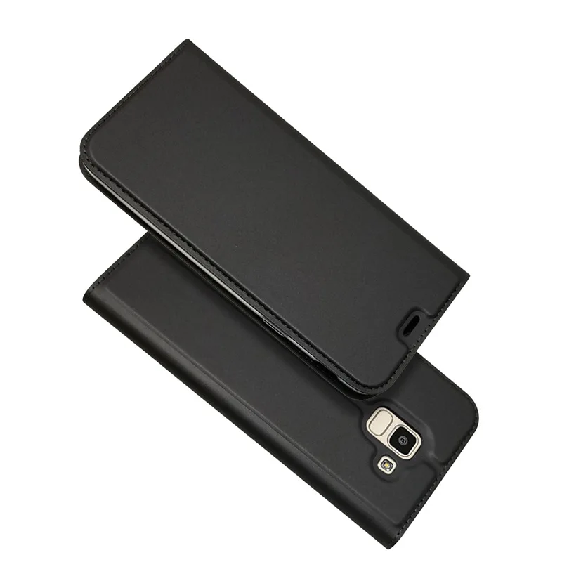 

MAKEULIKE Leather Case For Samsung Galaxy J4 J6 2018 Cover Europe Version Thin Magnetic Coque For Samsung J4 J6 2018 Case Capa