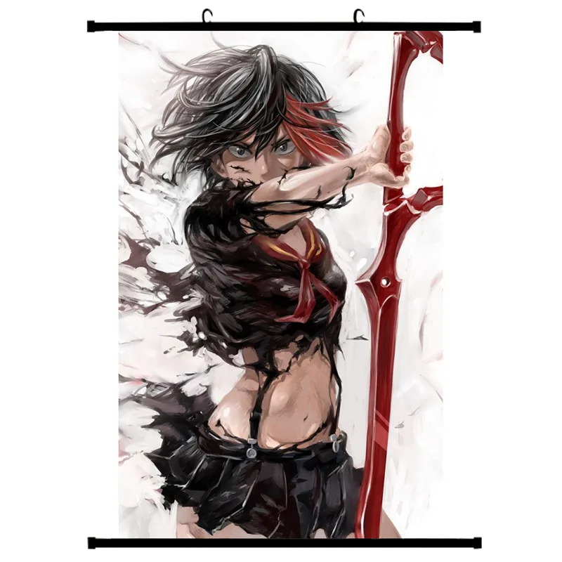 

Japanese Anime Kill La Kill Scroll Painting Wall Hanging Poster Canvas Poster Living Room Home Art Decoration 2019