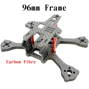 

AlfaRC Quark 96mm Carbon Fibre 2inch FPV Racing Quadcopter Frame kit RC Drone Support Runcam/FOXEER/CADDX.US Micro Series