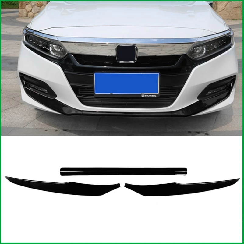 7PCS Car Front Bumper Grill Grille Cover Strip Trim ABS Chrome For Accord 2018