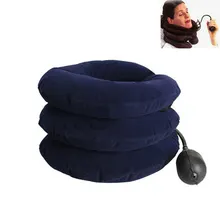 Расслабляющий мягкий воздух для вытяжения шеи воротник рельефное тяговое устройство головная боль Спина Плечо инструмент серый цвет