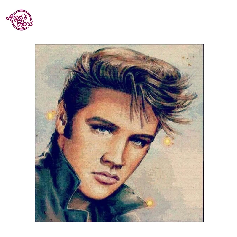 ANGEL S HAND Elvis Presley Diy Diamond Painting Kit Full Round Drill ANGEL S HAND Elvis Presley Diy Diamond Painting Kit Full Round Drill