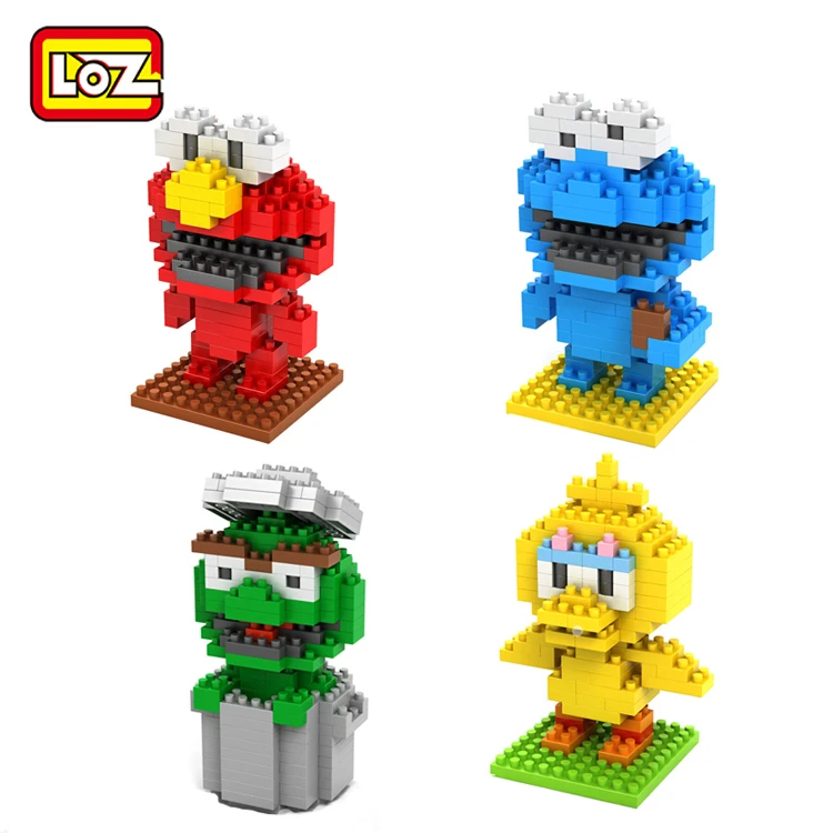 

LOZ Bricks Sesame Street Diamond Model Building Blocks Action Figure DIY 3D Bricks Education Toys Christmas Gifts Not Legoe