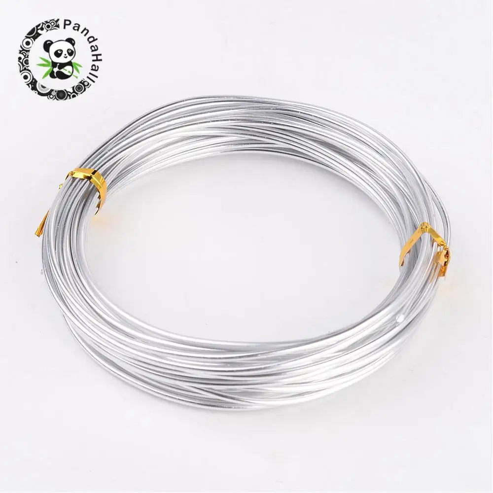 1.5mm Silver Aluminum Wire Jewelry Findings for Jewelry