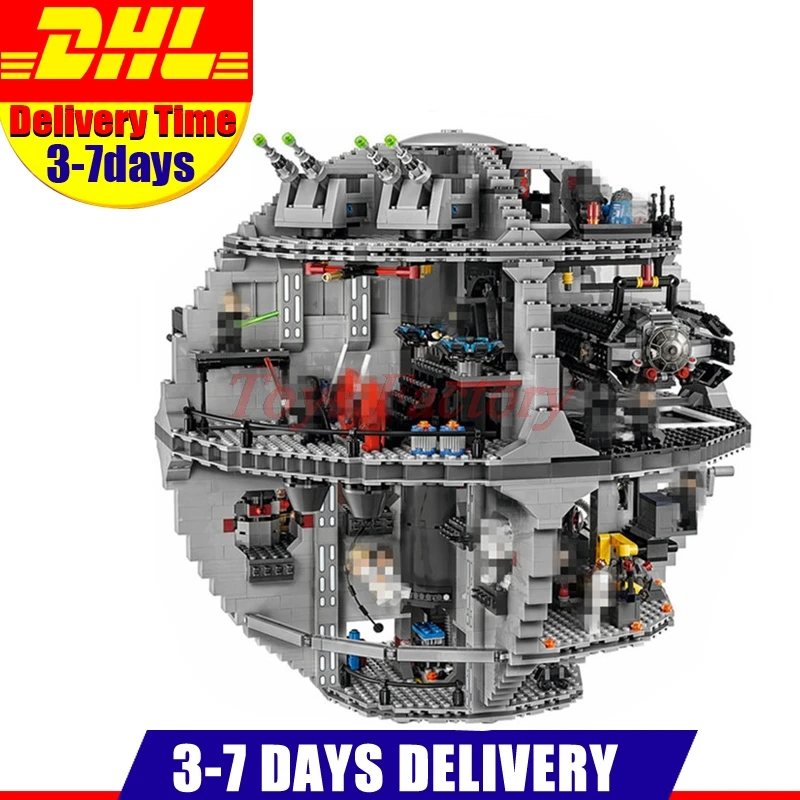 

In Stock DHL LEPIN 05063 4016pcs Genuine New UCS Force Waken UCS Death Star Educational Building Blocks Bricks Clone 75159