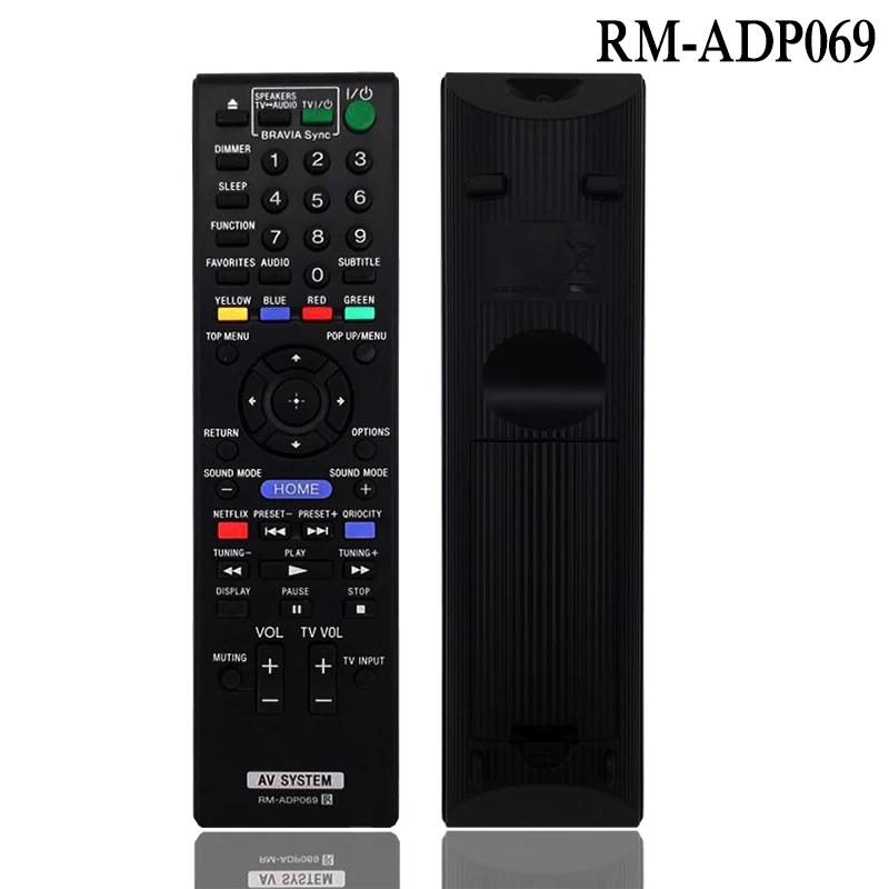 DVD универсальный пульт дистанционного управления RM-ADP069 BDV-N590 BDV-E290 BDV-EF220 BDV-L600 BDV-E780W