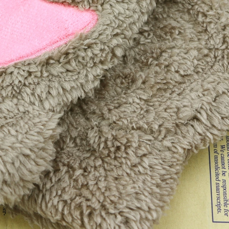 Зимние милые женские Медвежонок кошачья лапа с когтями рукавицы плюшевые перчатки короткие перчатки для пальцев женские перчатки