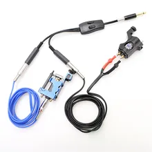 Татуировка питания аксессуары 1 шт. двойной Интерфейс татуировки Клип шнур Питание адаптер переключатель Тип для татуировки тела Книги по искусству аксессуары