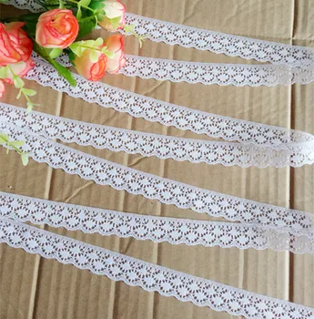 

10yardsWidth 20mm Embroidered Net white Lace Trim fabric Garment ribbon headband wedding party decoration DIY Accessorie #17120