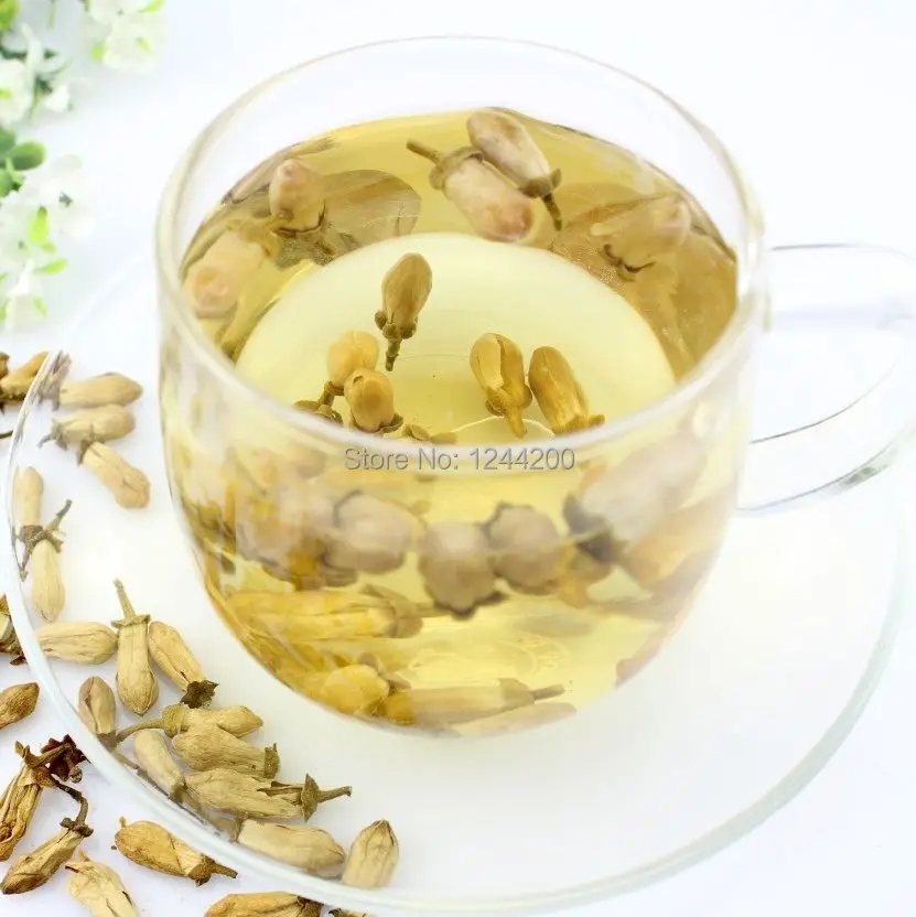 

Free shipping, Wholesale 100g Chinese herbal medicine Orange Blossom tea * dai flower * toi flower tea, weight lose slimming tea