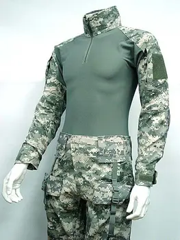 

Combat Shirt&Pants Digital ACU Camo w/Elbow Knee Pad