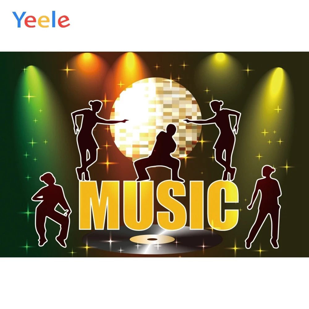

Yeele Music Dance Backdrops Party Photography Backgrounds Congratulations Photographic Scene Banner Vinyl For Photo Studio