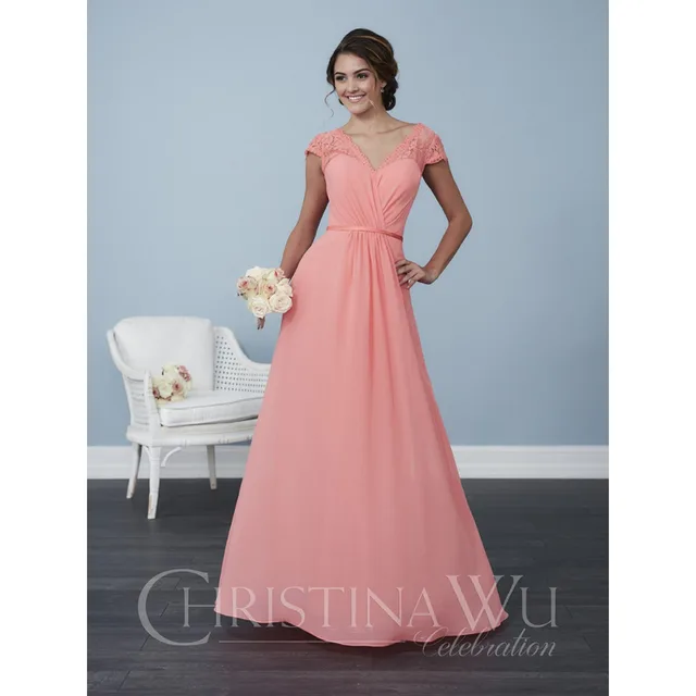 Long Flowy Bridesmaid Dress