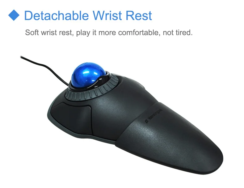Kensington Original Orbit Trackball Mouse with Scroll Ring Optical USB for PC or Laptop with Retail Packaging K72337 Kensington Original Orbit Trackball Mouse with Scroll Ring Optical USB for PC or Laptop with Retail Packaging K72337