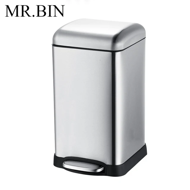 Mr Bin 12 20 Litre Large Capacity Step Trash Can With Removable Bin 12 20 Litre Large Capacity Step Trash Can With Removable Inner Tank Modern 410 Stainless Steel Rubbish For Kitchen