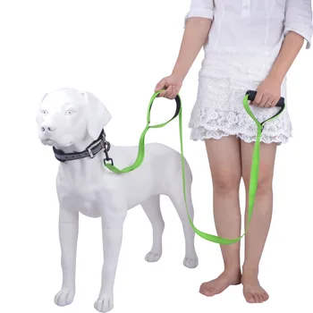 

Two Handles Nylon Reflective Pet Dog Leashes Walking Leads Personalized Colorful Retractable Dog Puppy Traction Rope Strap Chain