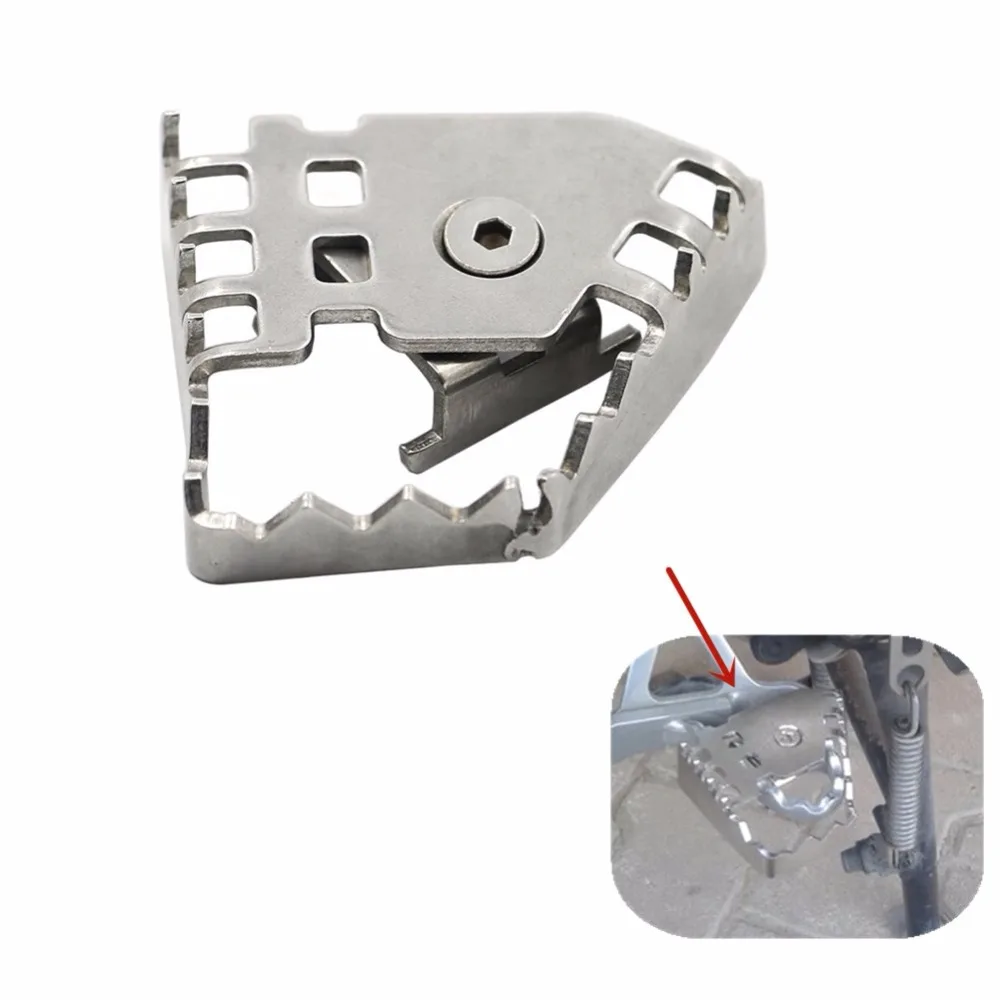 Sliver Rear Foot Brake Lever Pedal Shifter Peg Enlarge Extension For