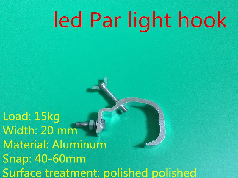 

led Par hook aluminum lamp / LED par light clamp / aluminum trumpet hook lamp / stage lighting clamp/PAR LED/par/CLAMP