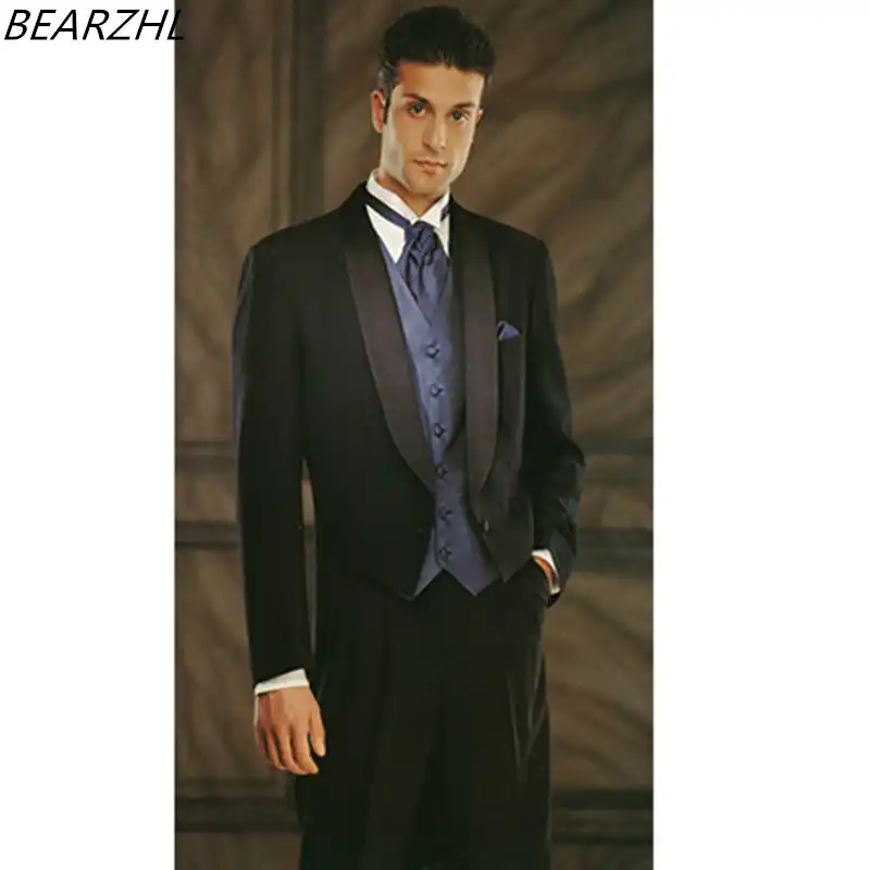 tux to match black dress