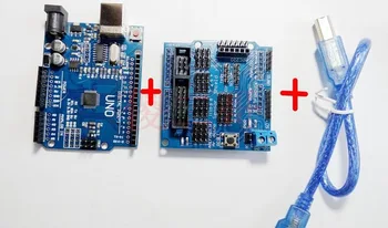 

Robot Control Board Servo Controller UNO R3 + Servo Controller Kit Board For Arduino DIY Robotic Arm Tank Car Chassis RC Toy
