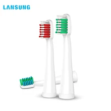 4 Uds LANSUNG cabezales de repuesto de cepillo de dientes eléctrico Adaptable modelo U1 A39 A39PLUS A1 SN901 SN902 cabezas de cepillo de dientes