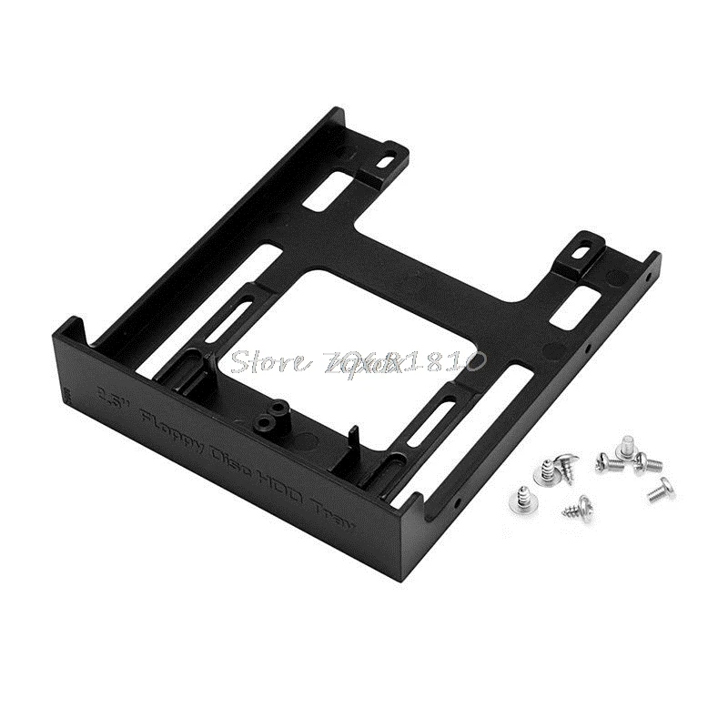 

New 2.5" Floppy Disc HDD Tray Plastic Mounting Kit Bracket SSD Stents Hard Disk Drive Z07 Drop ship