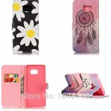 Якорь волна Медведь Бумажник кожаный чехол для Samsung Galaxy J3 MOTO G4 плюс X Play Сова открытка с изображениями цветов подставка чехол TPU крышка 8 шт