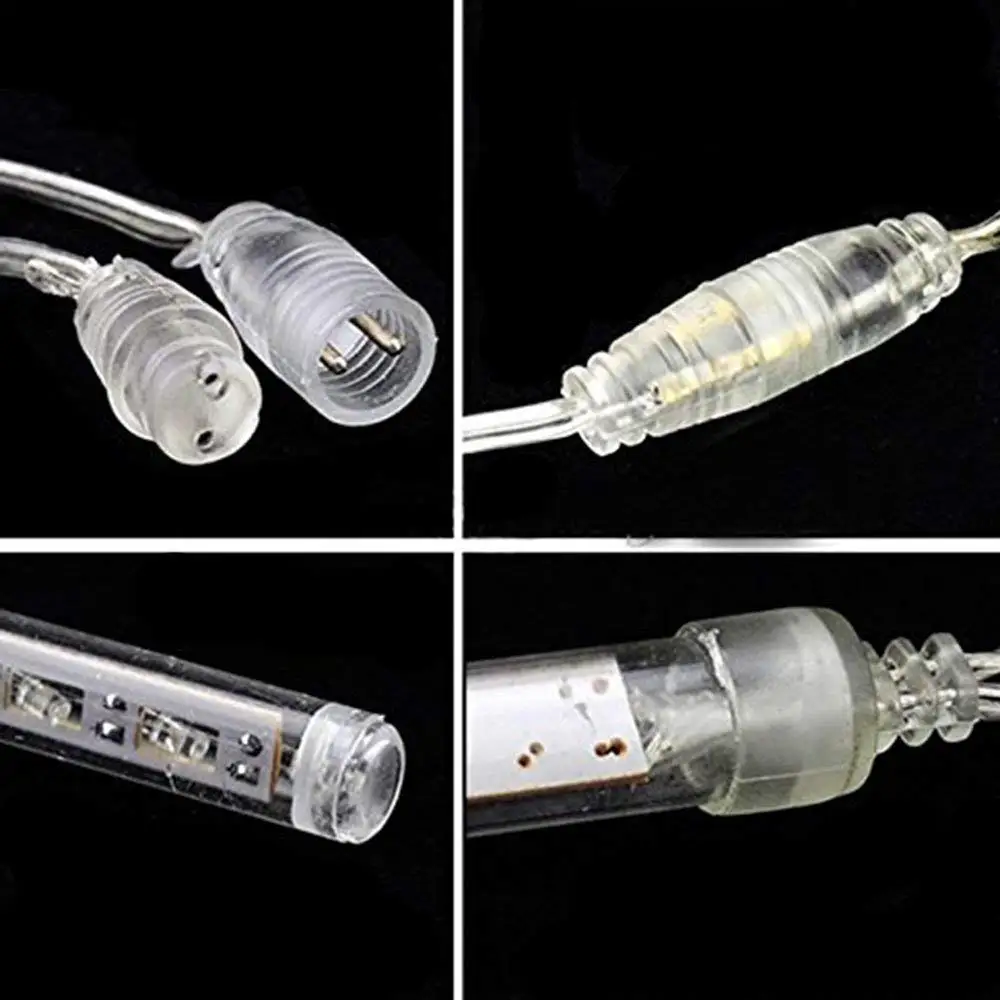 LED Light Meteor Shower Light Rain Lights for Christmas Wedding Tree Party Mall Decoration a Set 8 Tube LED Light Meteor Shower Light Rain Lights for Christmas Wedding Tree Party Mall Decoration a Set 8 Tube
