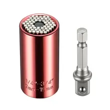 7-19 мм Универсальные разъёмы метрическая система ключ Мощность сверла набор адаптеров-профессиональные инструменты для ремонта