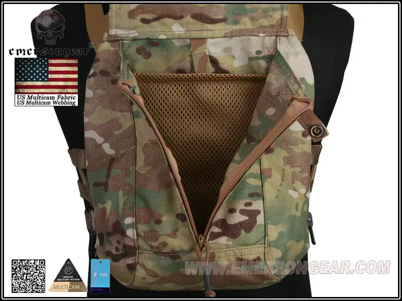 Сумка Emersongear на молнии для AVS JPC2.0 CPC тактический боевой жилет сумка Molle пакет