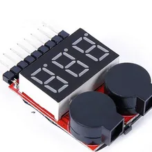 На возраст от 1 года до 8 лет S Lipo/li-ion/Fe вертолет RC лодка самолета и т. Д. Батарея Напряжение 2 IN1 низкая Напряжение тестер сигнальный звонок