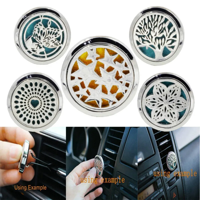 

10 Style Stainless Bathroom Car Air Vent Freshener Essential Oil Diffuser Holder Best Gift Bathroom Accessories Sets