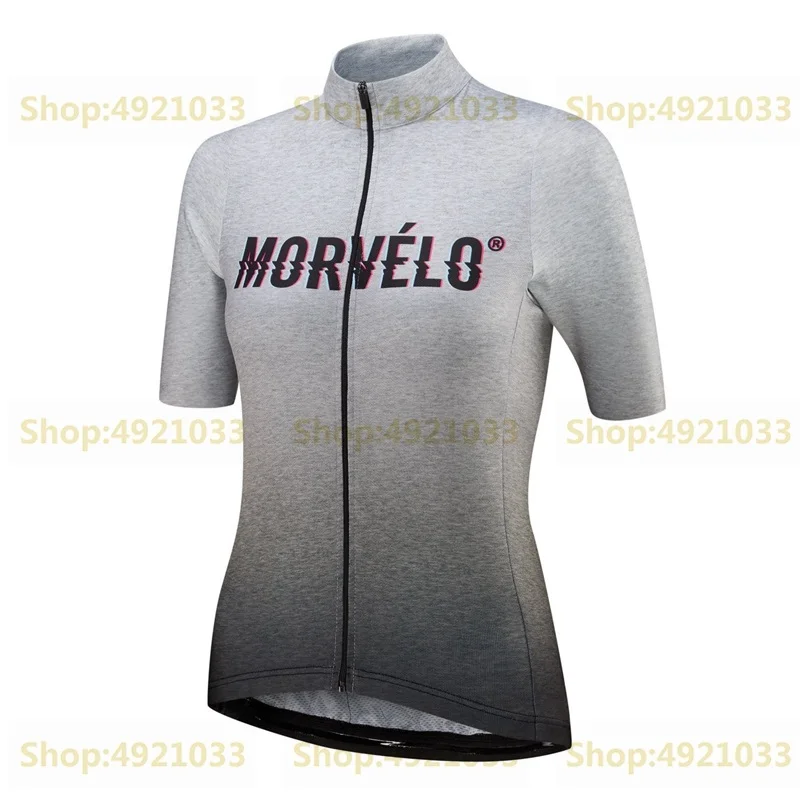 5 Morvelo команда Велосипедная Одежда Топы* Лето последнее поступление Велоспорт Джерси женский с коротким рукавом цикл одежда с полной молнией - Цвет: 5