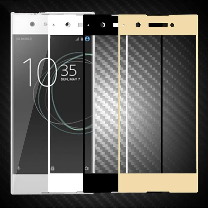 Полное покрытие закаленное стекло для Sony XA1 защита экрана Xperia / Dual G3112 5 0