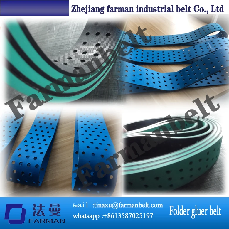 

High quality thickness material is of XNBR flat folder gluer belt