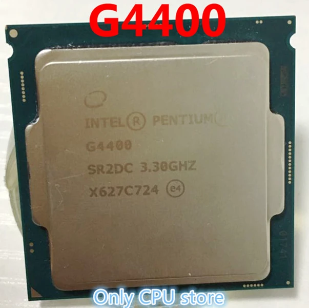 Процессор Pentium G4400 двухъядерный 3,3 ГГц LGA 1151 TDP 54 Вт 3 Мб кэш-памяти с графикой HD 14 нм настольный процессор