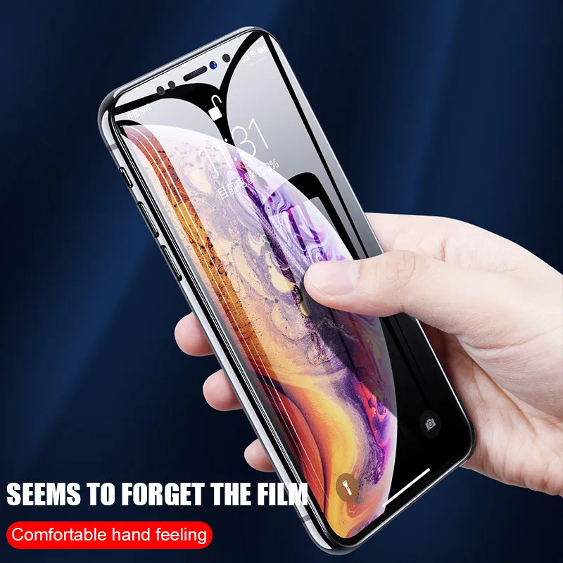 3D изогнутая Гидрогелевая пленка для iphone 11 XS Max XR 8 7 6 6S Plus, Защита экрана для iphone 8 7 6 6S Plus, Ультратонкий Мягкий гидрогель