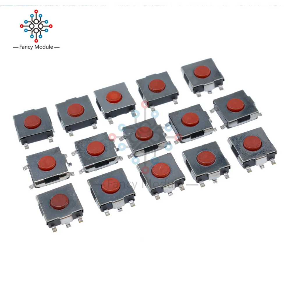 20pcs 6*6*2.5mm Tactile Push Button Switch Tact Switch Micro Switch 4